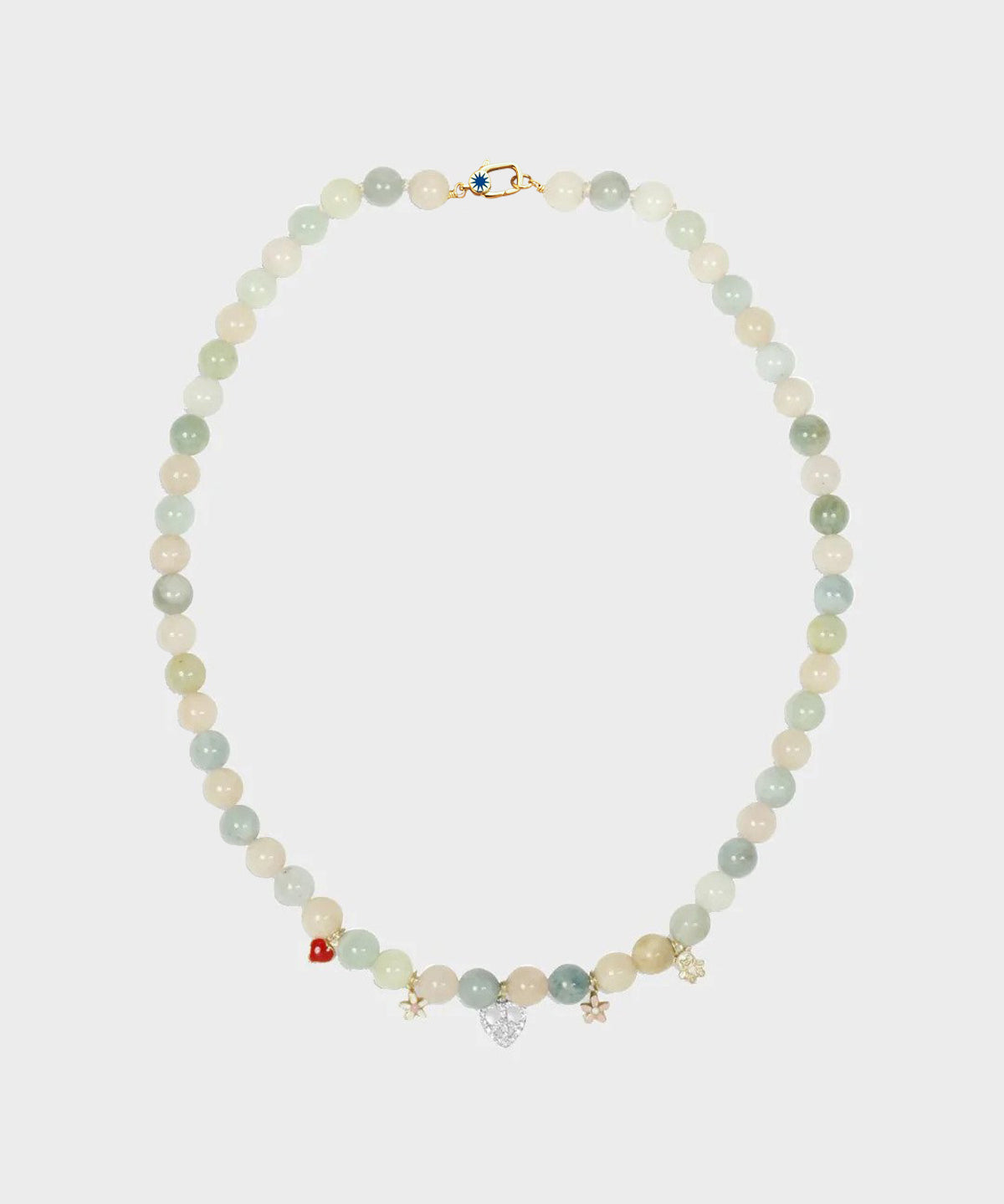 Gemstone Charm Necklace Polite Worldwide