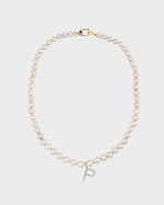 "P" Pink Pearl Necklace Polite Worldwide